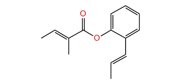 2-(E)-Propenylphenyl (Z)-2-methyl-2-butenoate